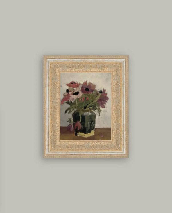 Mauve Floral Framed Print