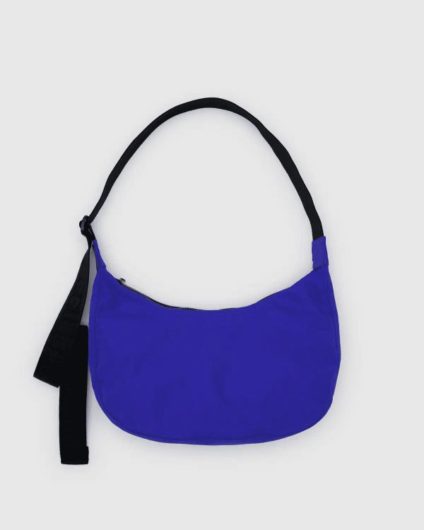 Lapis Medium Nylon Crescent Bag