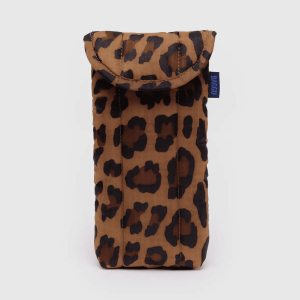 Puffy Glasses Sleeve, Leopard