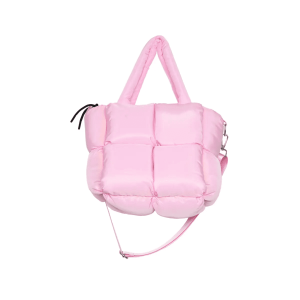 Light Pink Mini Puffer Tote