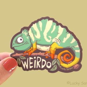 Weirdo Rainbow Sticker