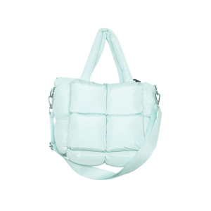 Mint Green Mini Puffer Tote