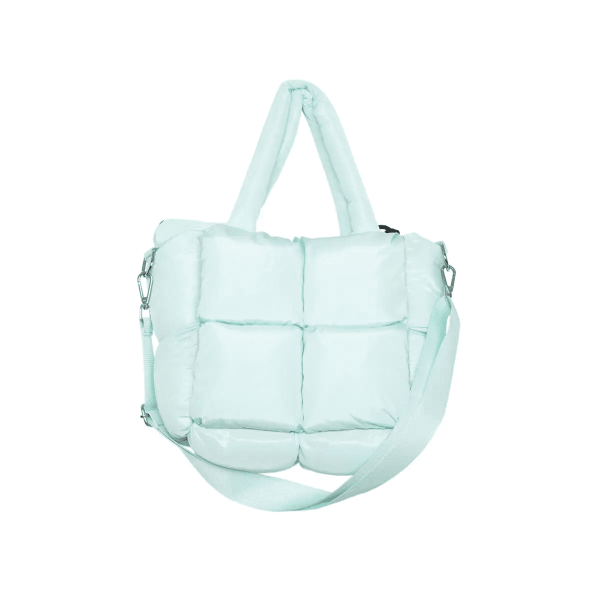 Mint Green Mini Puffer Tote