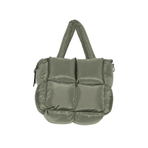 Olive Mini Puffer Tote