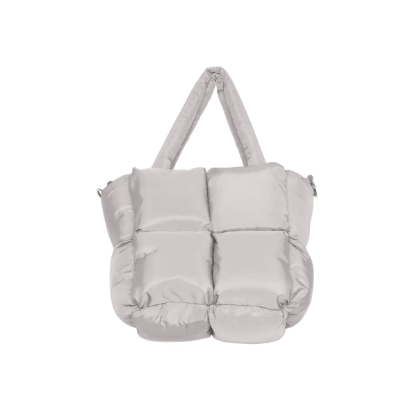 Sand Mini Puffer Tote