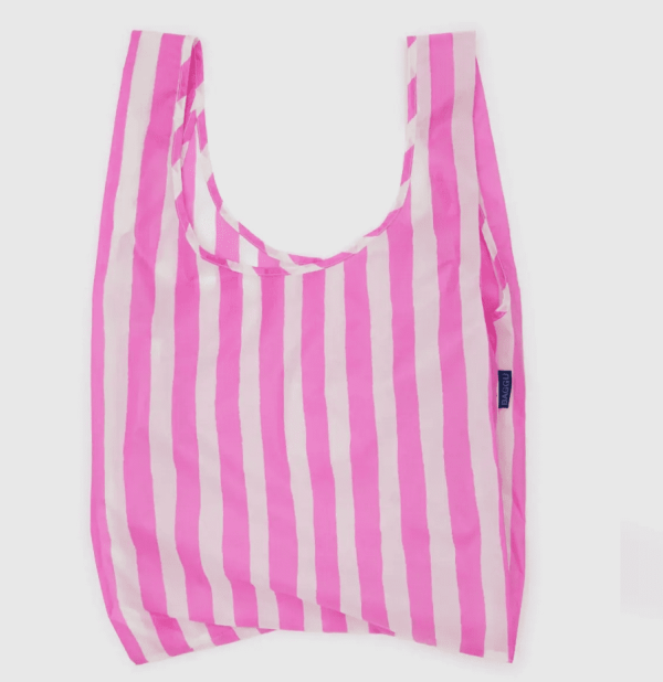 Standard Baggu - Pink Painted Stripe