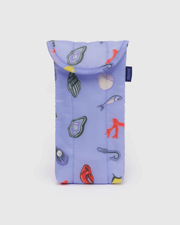 Puffy Glasses Sleeve, Sea Charms