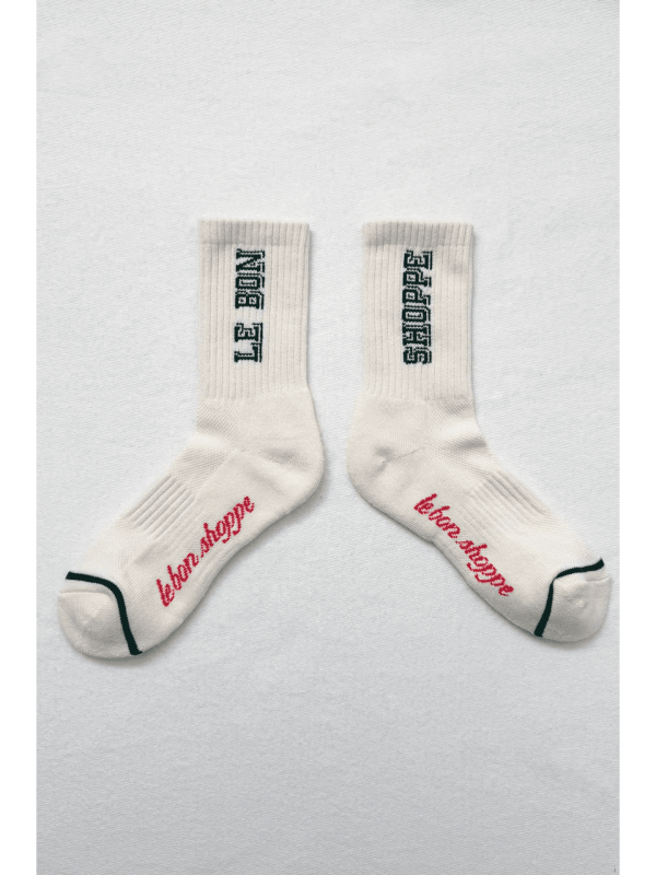Preppy Socks, Canvas/Green