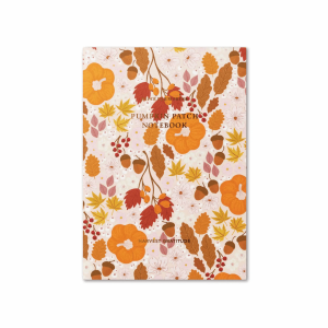Pumpkin Patch Stitched Notebook