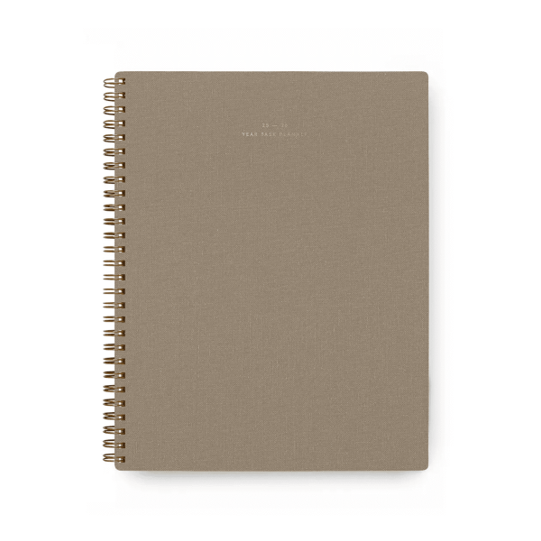 2025-26 Academic Year Planner, Taupe