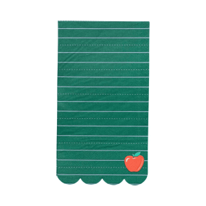 Green Ruled Dinner Napkins
