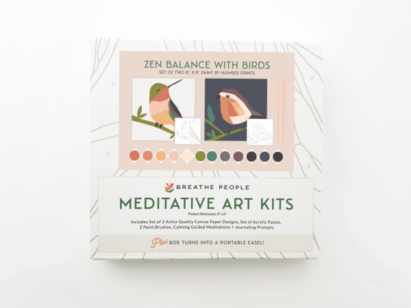 Zen Balance With Birds Paint By Number