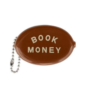 Book Money Coin Pouch/Brown