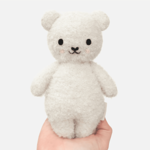 Baby Bouclé Bear, Ivory