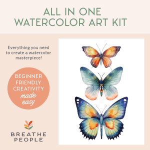 Butterflies Beginner Watercolor Kit