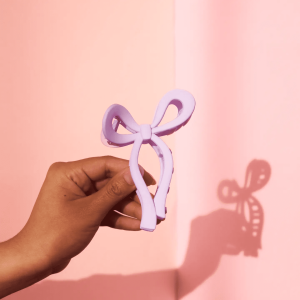 Lilac Bow Hair Clip
