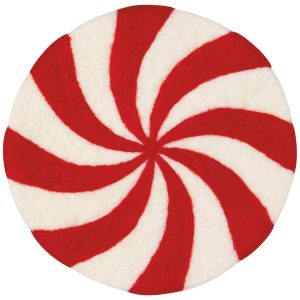 Merry Mints Felt Wool Trivet