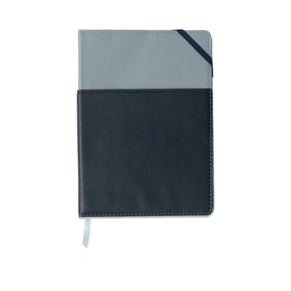 Navy Vegan Leather Pocket Journal