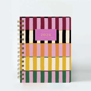 2026 Painted Stripes Pocket Planner