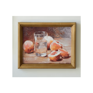 Peaches Vintage Print
