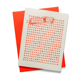Sending Hearts Card