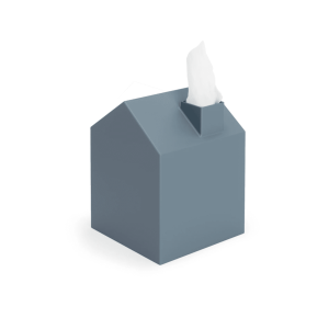 Casa Tissue Cover, Slate Blue