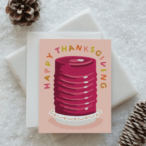 Cranberry Jelly Card