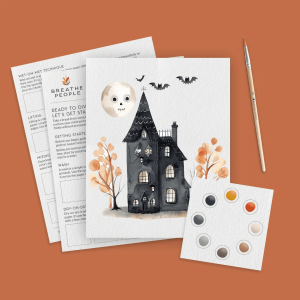 Haunted House Beginner Watercolor Kit