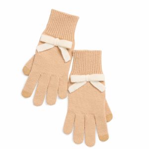 Mia Touchscreen Gloves, Tan