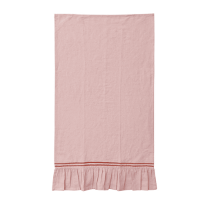 Red Stripe Linen Tea Towel