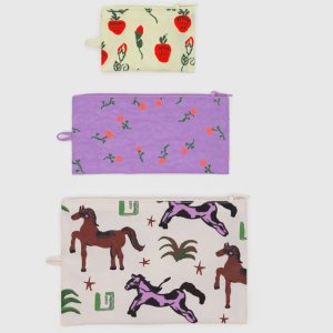Painted Prairie Flat Pouch Set