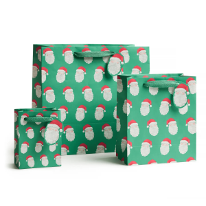 Vintage Santa Gift Bag, Sm