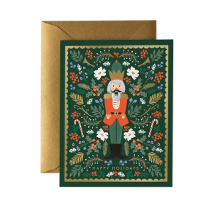 Evergreen Nutcracker Card