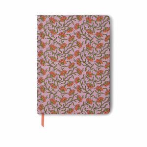 Burgundy Vintage Floral Jumbo Soft Touch Journal