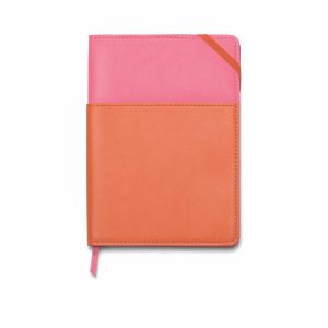 Pink + Chili Vegan Leather Pocket Journal